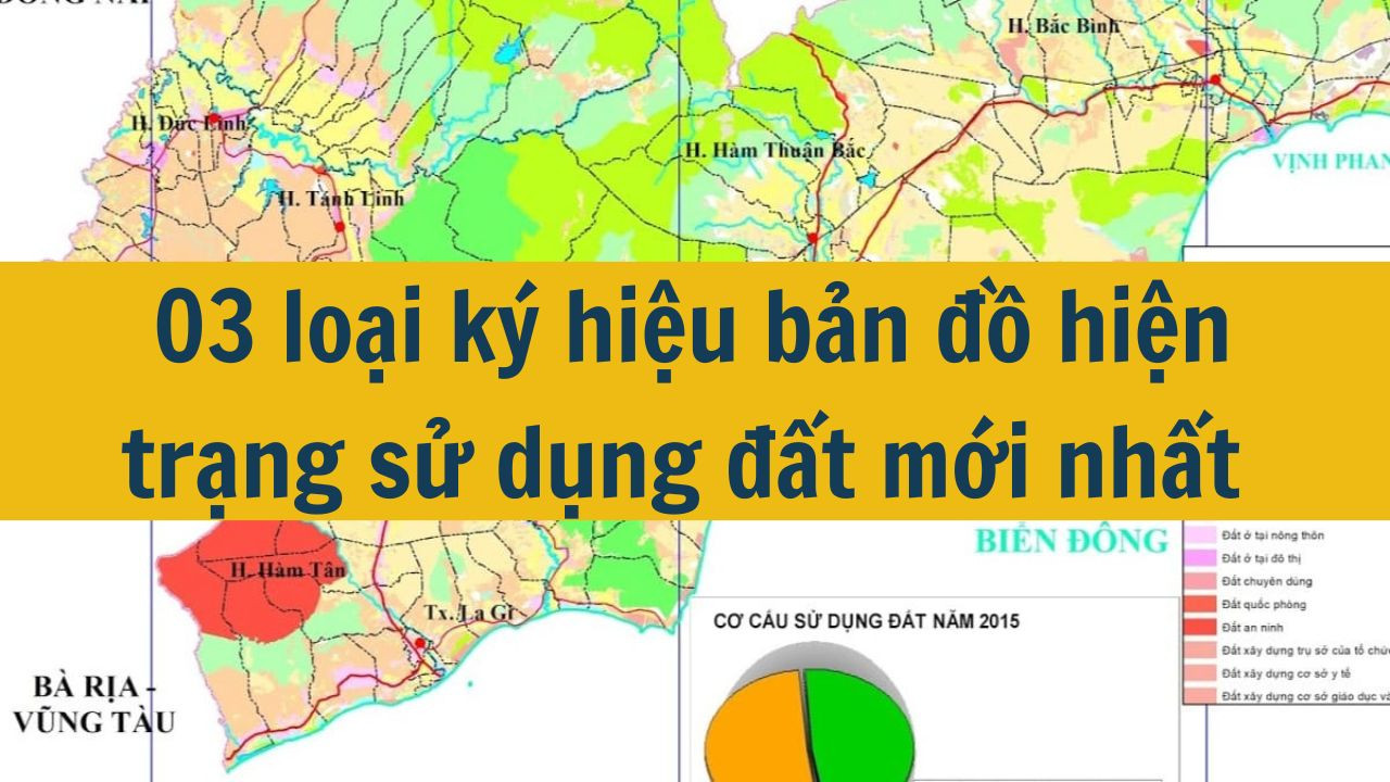 03 loại ký hiệu bản đồ hiện trạng sử dụng đất mới nhất 2025