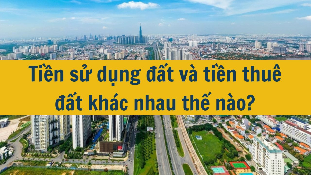 Tiền sử dụng đất và tiền thuê đất khác nhau thế nào?