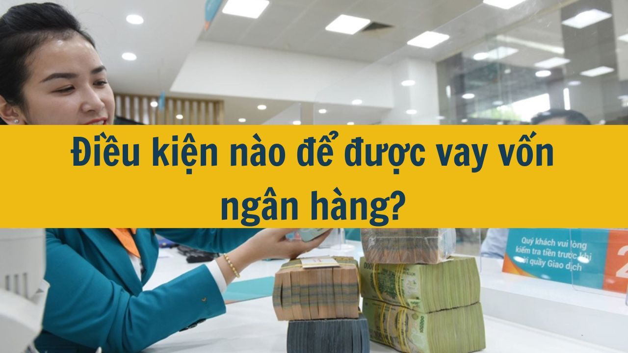 Điều kiện nào để được vay vốn ngân hàng?