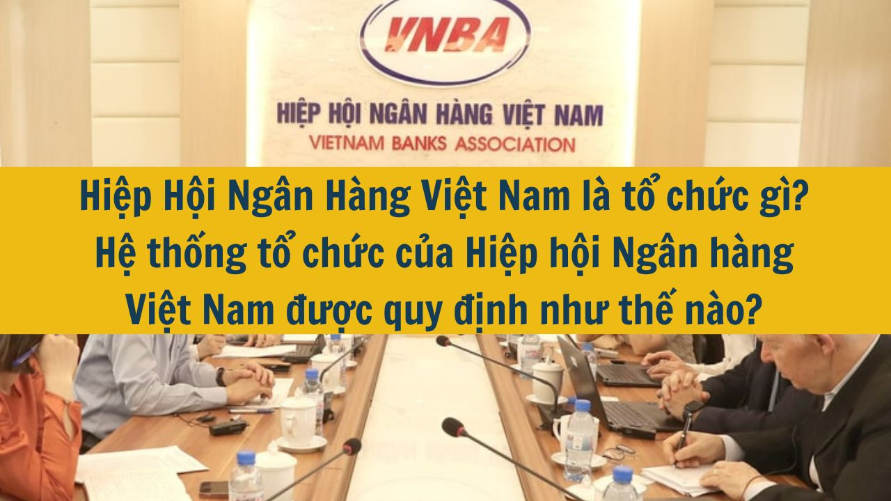 Hiệp Hội Ngân Hàng Việt Nam là tổ chức gì? Hệ thống tổ chức của Hiệp hội Ngân hàng Việt Nam được quy định như thế nào?