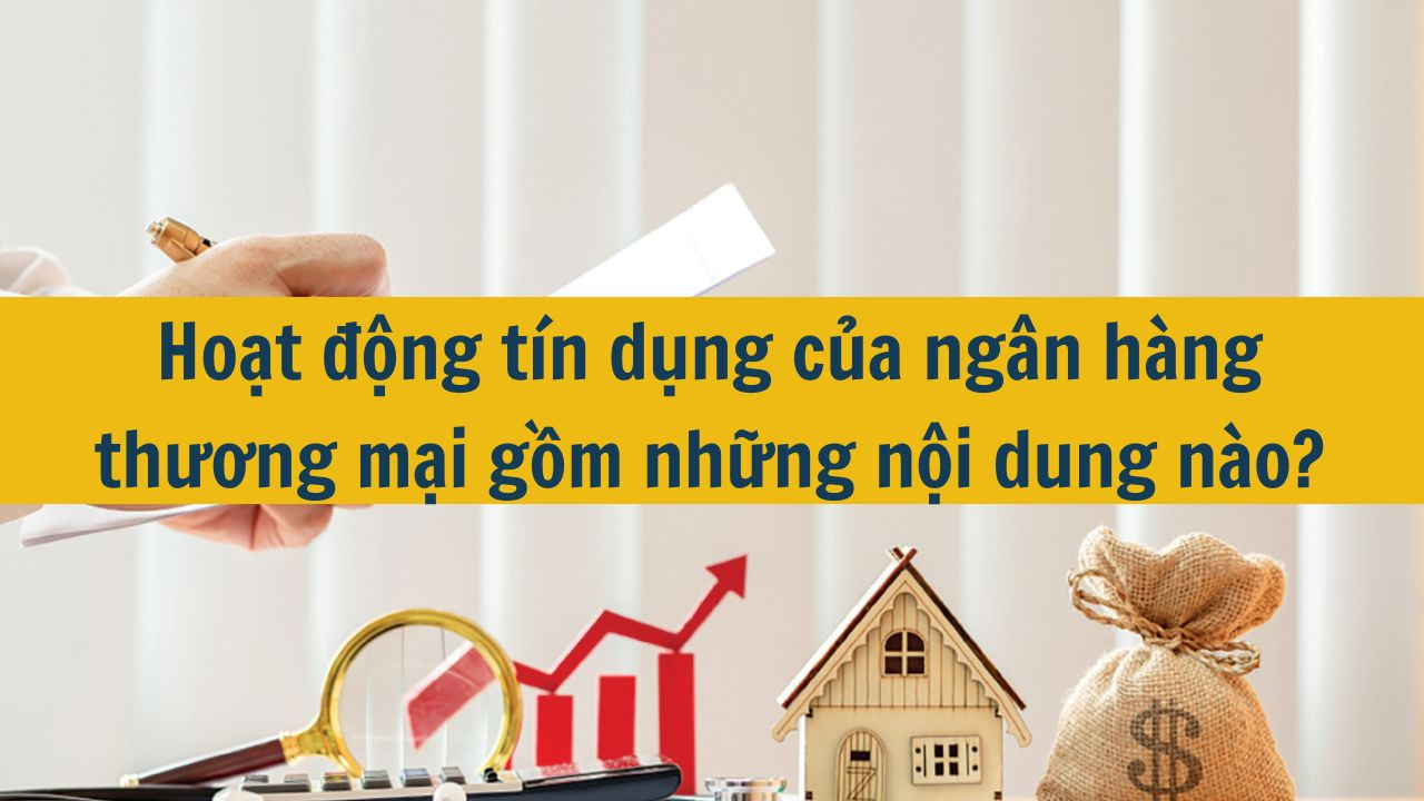 Hoạt động tín dụng của ngân hàng thương mại gồm những nội dung nào?