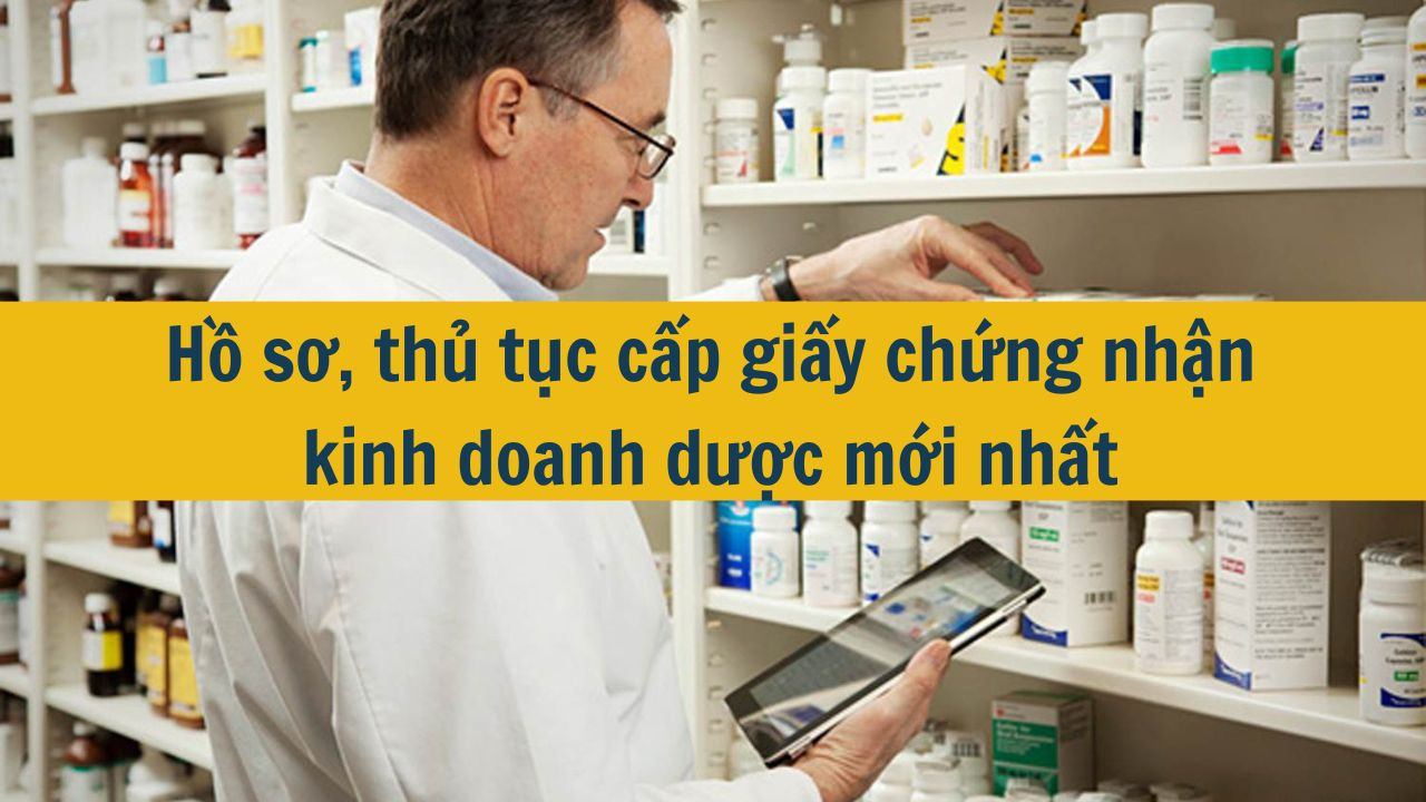 Hồ sơ, thủ tục cấp giấy chứng nhận kinh doanh dược mới nhất 2025