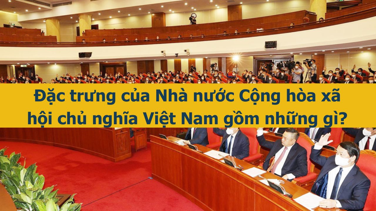 Đặc trưng của Nhà nước Cộng hòa xã hội chủ nghĩa Việt Nam gồm những gì?