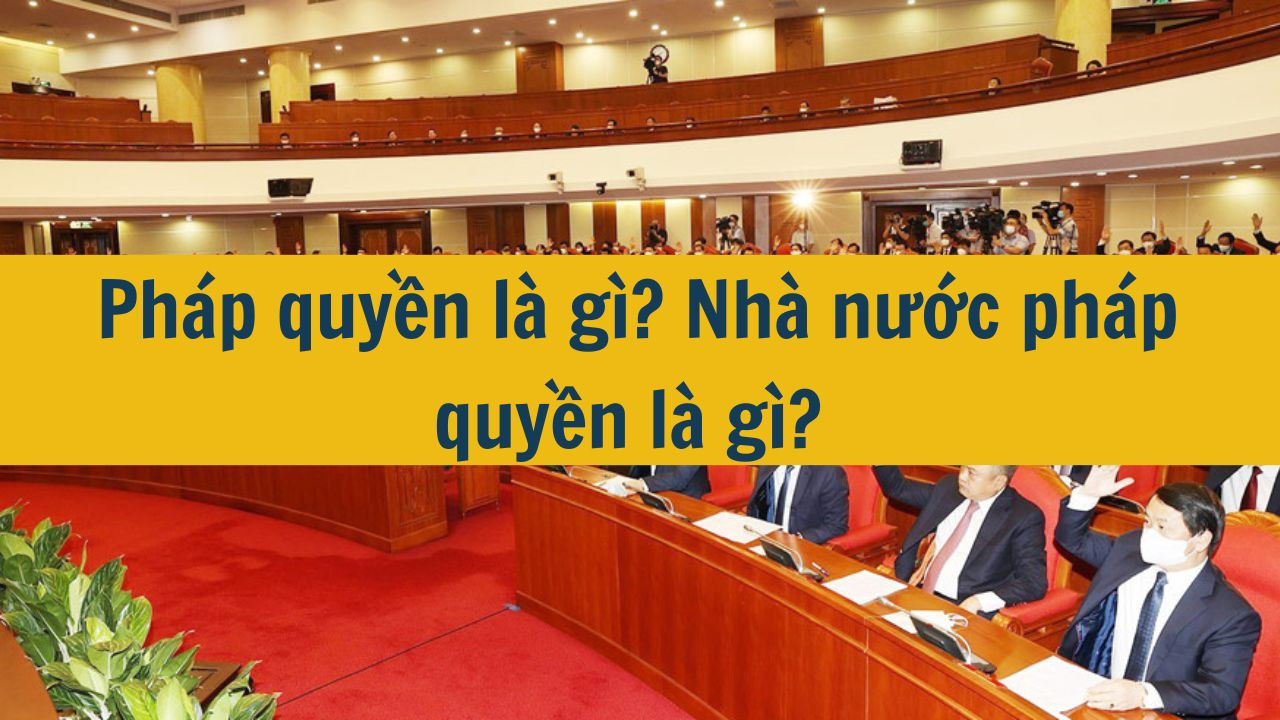 Pháp quyền là gì? Nhà nước pháp quyền là gì?