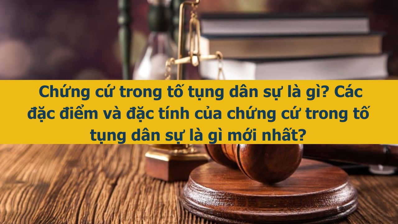 Chứng cứ trong tố tụng dân sự là gì? Các đặc điểm và đặc tính của chứng cứ trong tố tụng dân sự là gì mới nhất 2025?