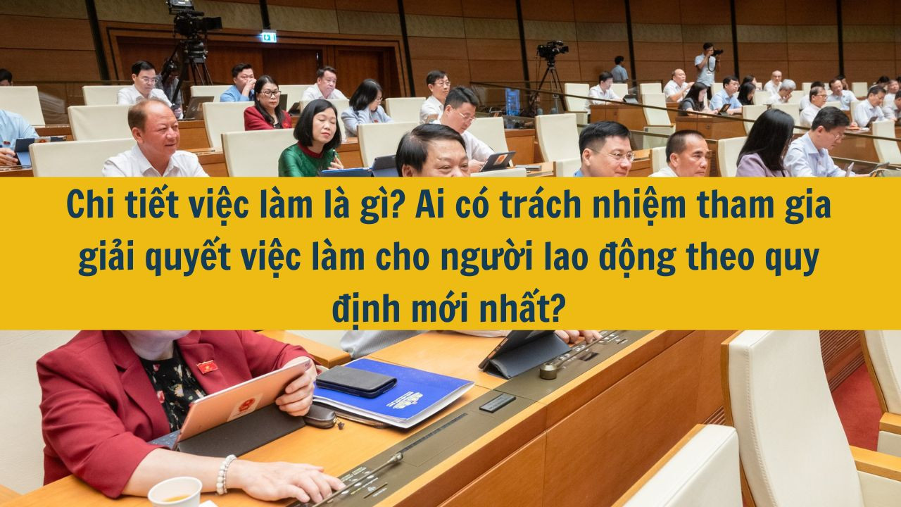 Chi tiết việc làm là gì? Ai có trách nhiệm tham gia giải quyết việc làm cho người lao động theo quy định mới nhất 2025?