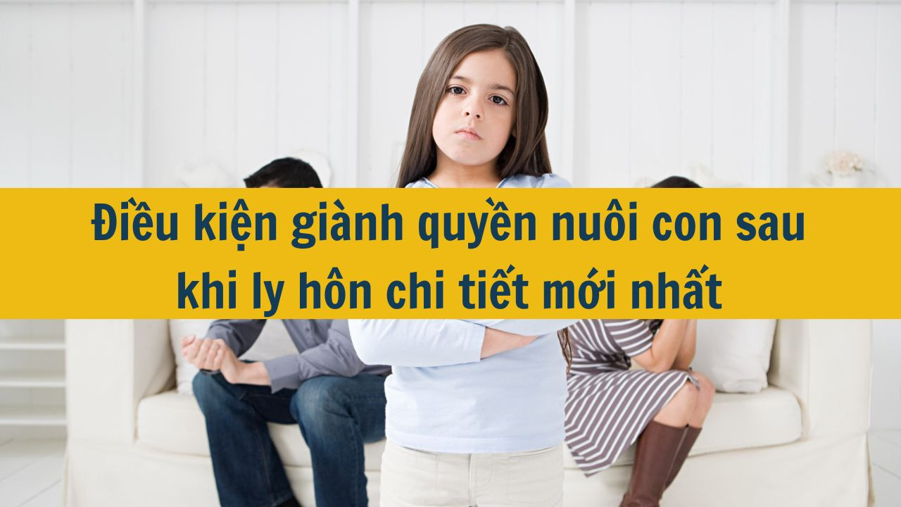 Điều kiện giành quyền nuôi con sau khi ly hôn chi tiết mới nhất 2025