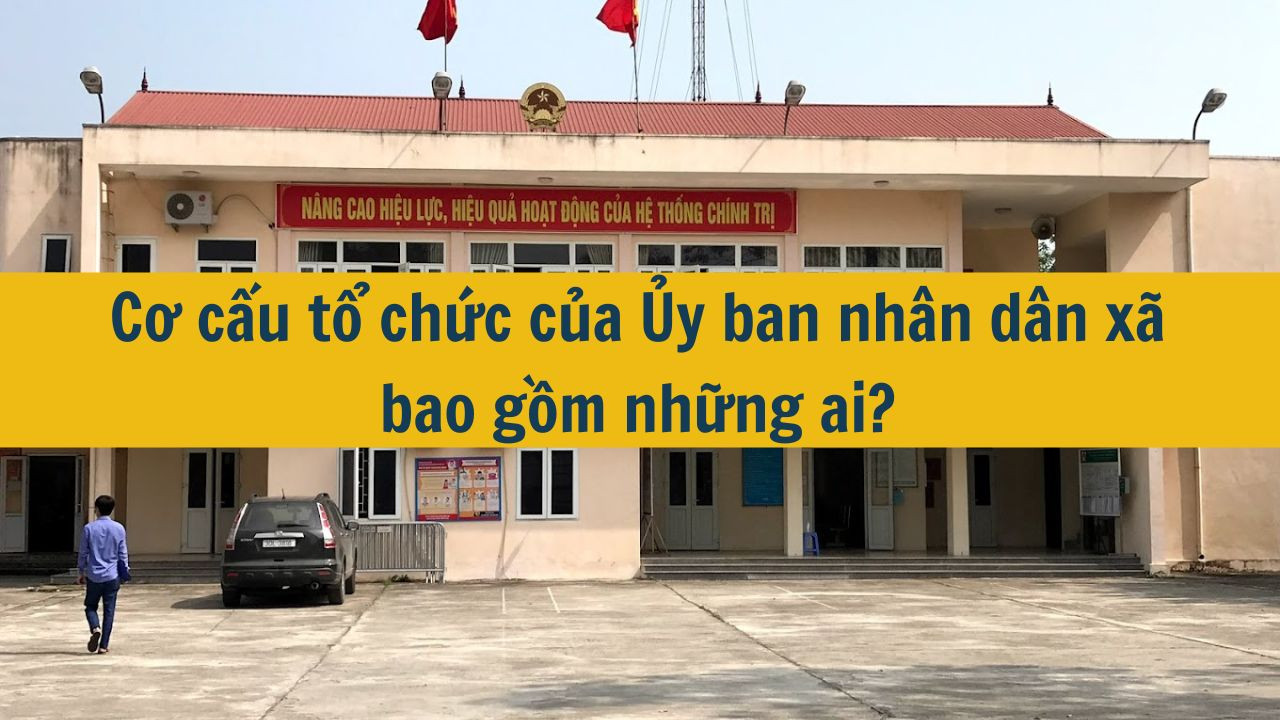 Cơ cấu tổ chức của Ủy ban nhân dân xã bao gồm những ai?