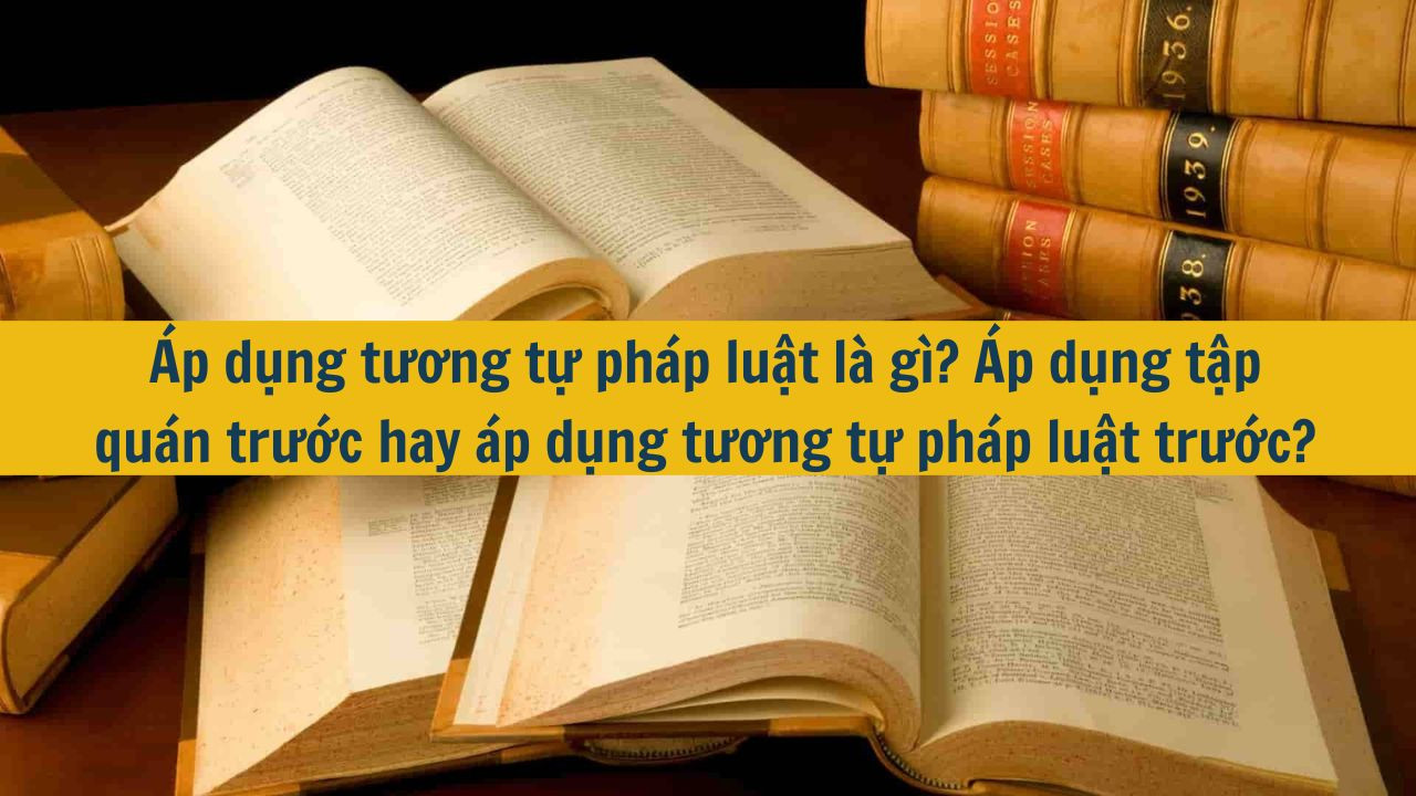 Áp dụng tương tự pháp luật là gì? Áp dụng tập quán trước hay áp dụng tương tự pháp luật trước?