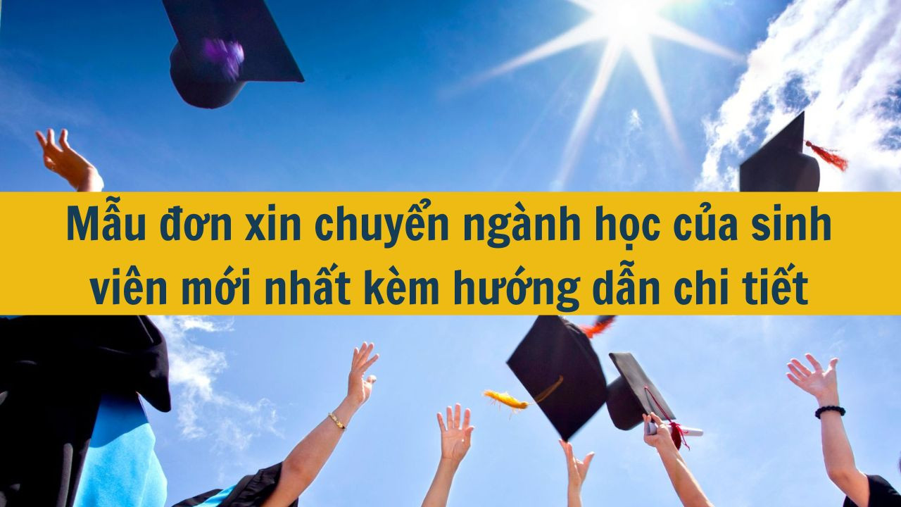 Mẫu đơn xin chuyển ngành học của sinh viên mới nhất 2025 kèm hướng dẫn chi tiết