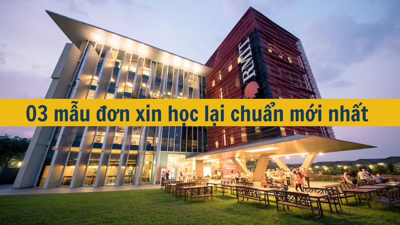 03 mẫu đơn xin học lại chuẩn mới nhất 2025