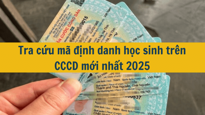 Tra cứu mã định danh học sinh trên CCCD mới nhất 2025