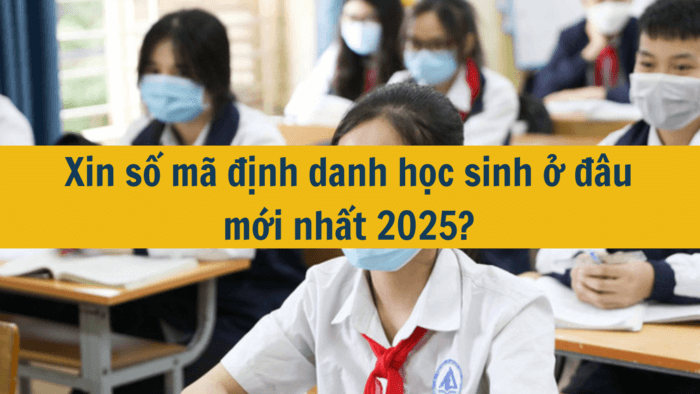 Xin số mã định danh học sinh ở đâu mới nhất 2025?