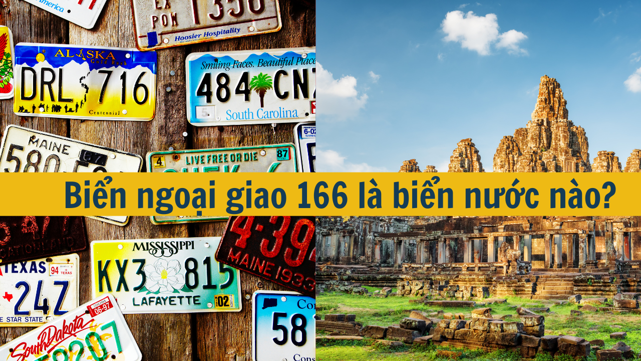 Biển ngoại giao 166 là biển nước nào?