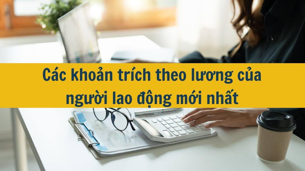 Các khoản trích theo lương của người lao động mới nhất 2025