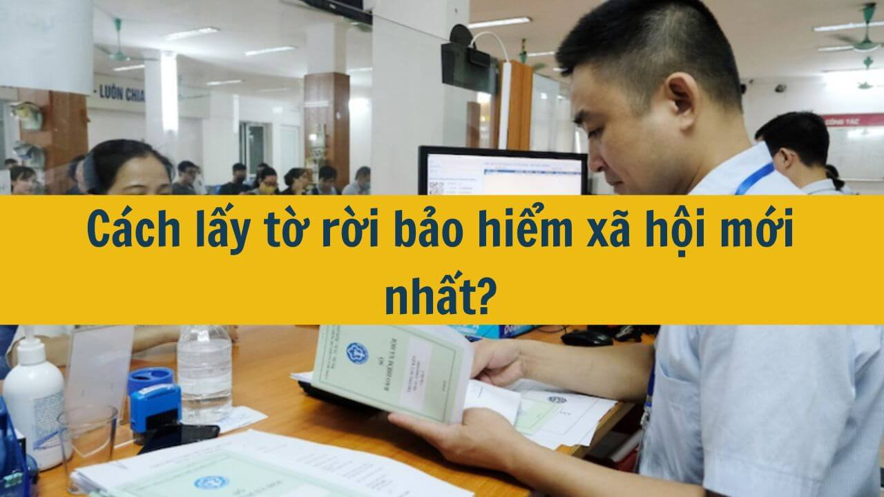 Cách lấy tờ rời bảo hiểm xã hội mới nhất 2025?