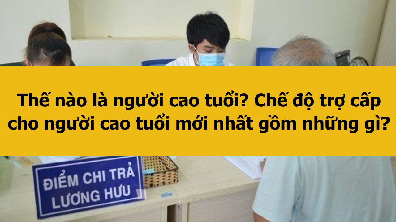 Thế nào là người cao tuổi? Chế độ trợ cấp cho người cao tuổi mới nhất 2025 gồm những gì?