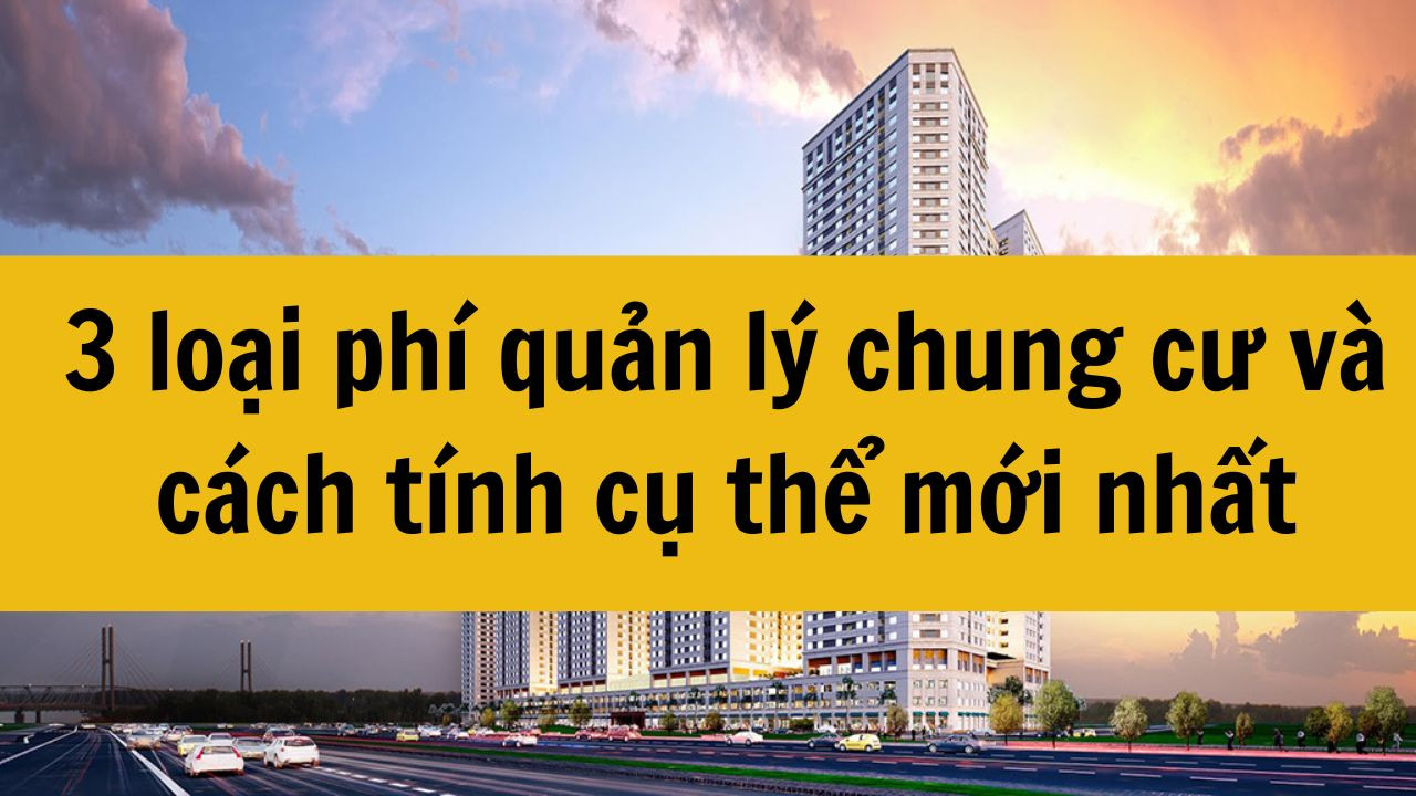 3 loại phí quản lý chung cư và cách cụ thể mới nhất 2025