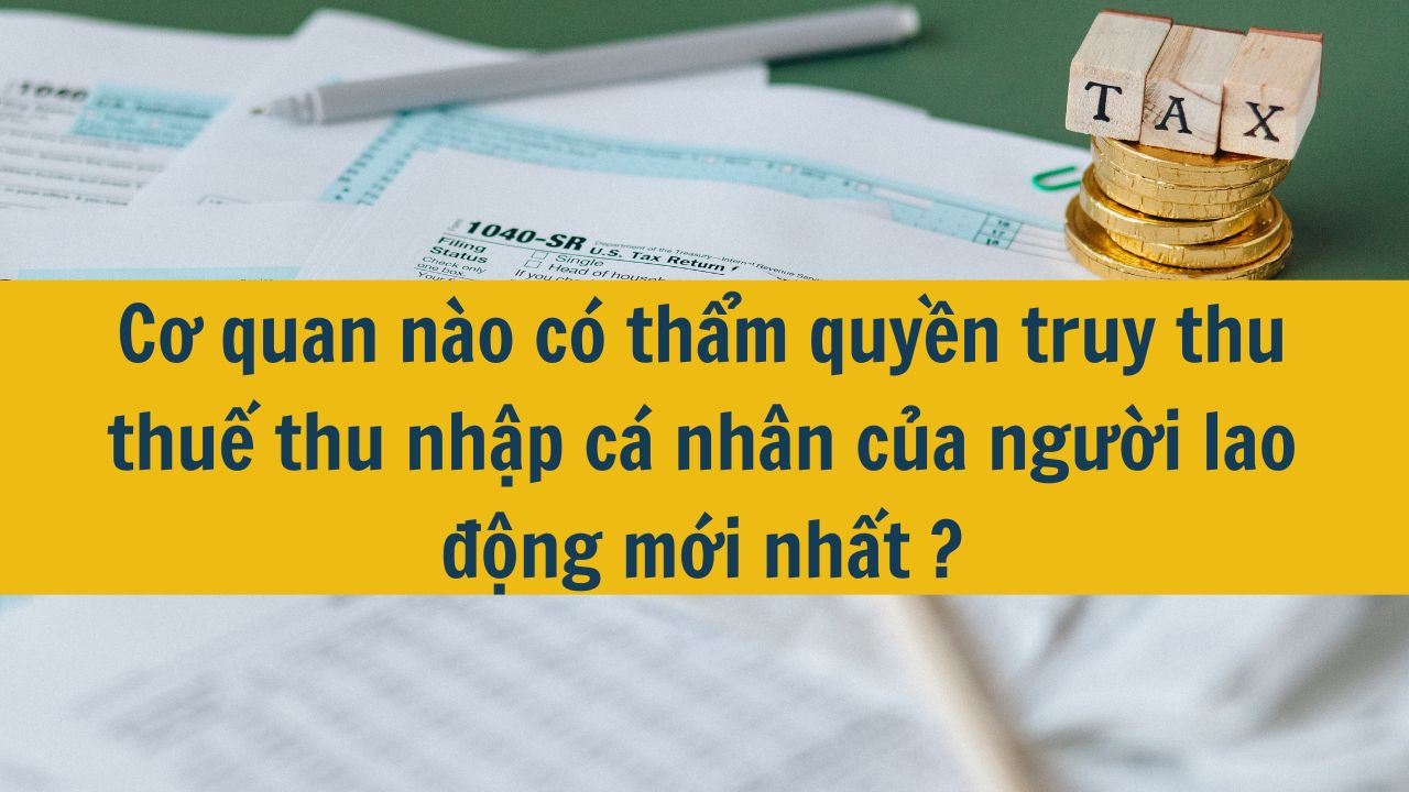 Cơ quan nào có thẩm quyền truy thu thuế thu nhập cá nhân của người lao động mới nhất 2025?