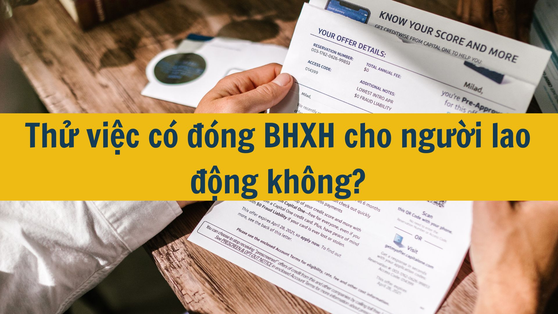 Thử việc có đóng BHXH cho người lao động không?