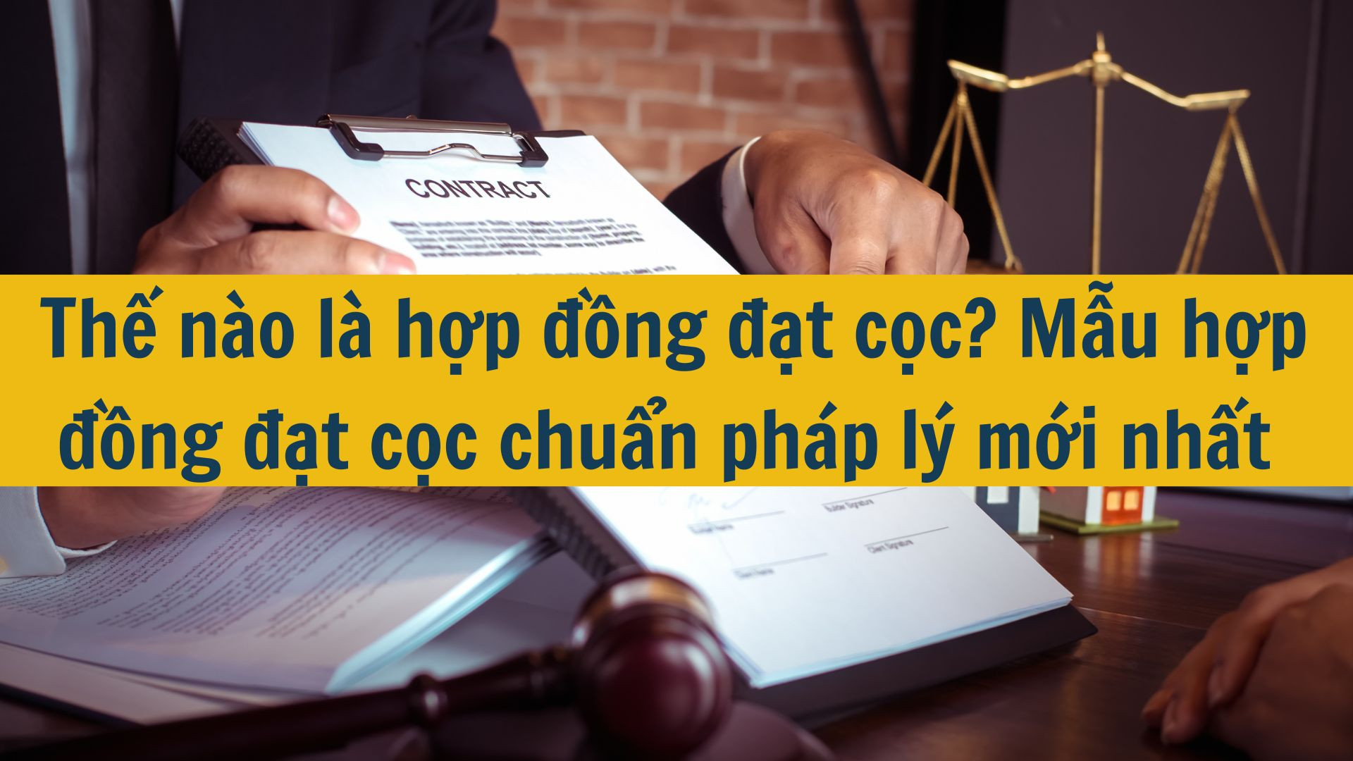 Thế nào là hợp đồng đặt cọc? Mẫu hợp đồng đặt cọc chuẩn pháp lý mới nhất 2025