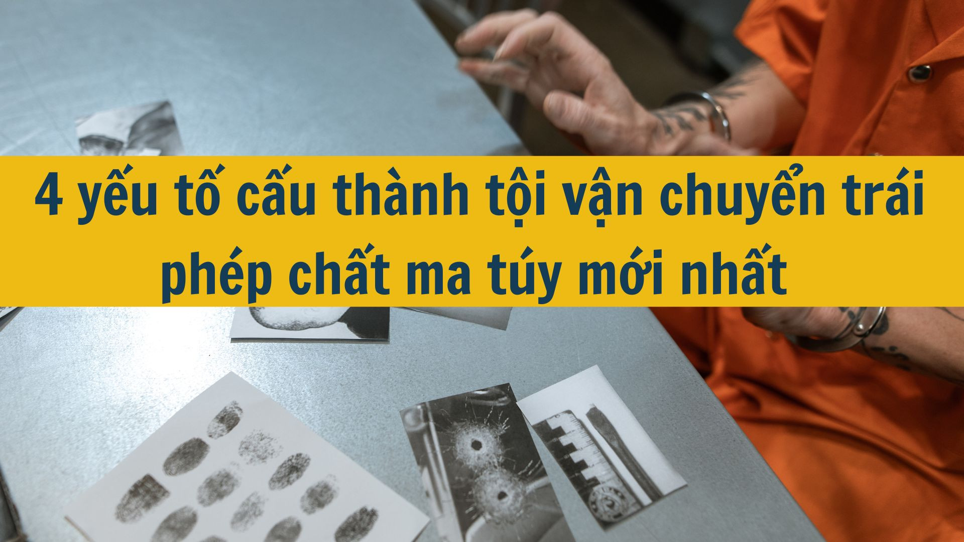 4 yếu tố cấu thành tội vận chuyển trái phép chất ma túy mới nhất 2025