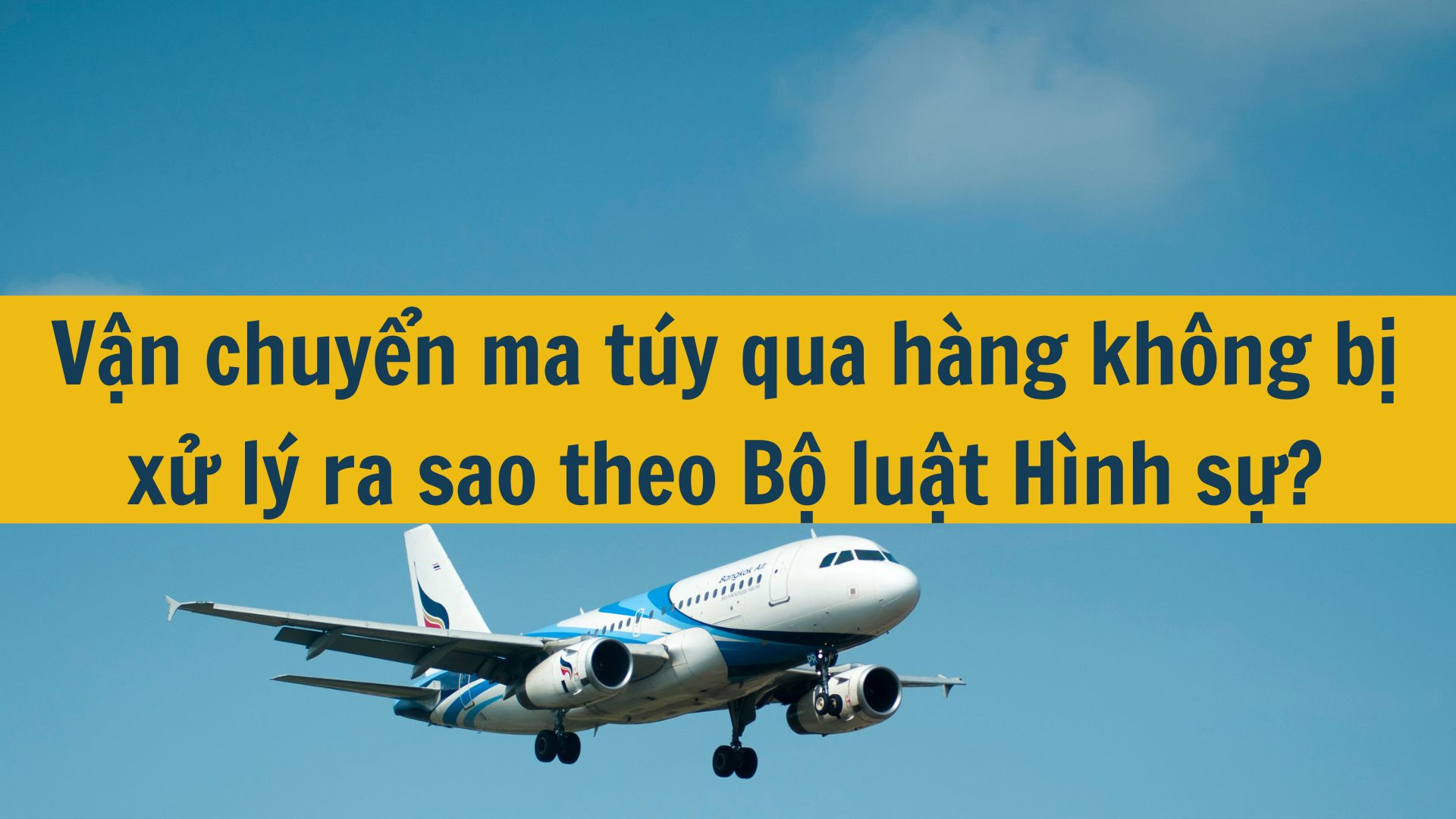 Vận chuyển ma túy qua hàng không bị xử lý ra sao theo Bộ luật Hình sự?
