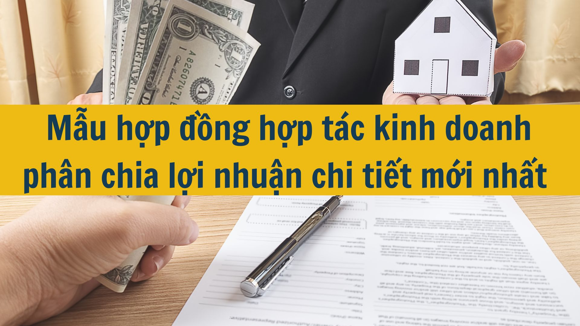 Mẫu hợp đồng hợp tác kinh doanh phân chia lợi nhuận chi tiết mới nhất 2025