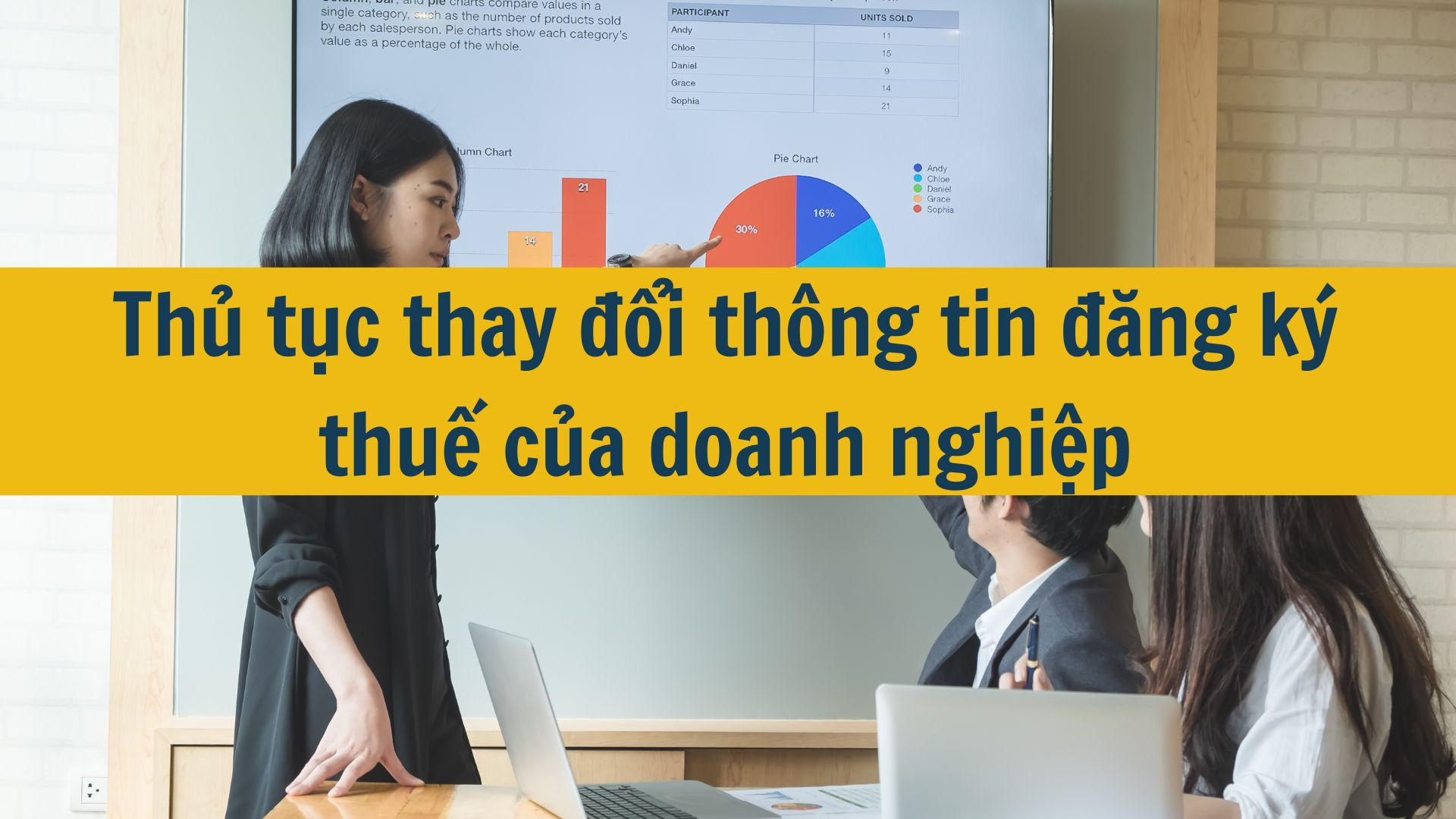 Thủ tục thay đổi thông tin đăng ký thuế của doanh nghiệp