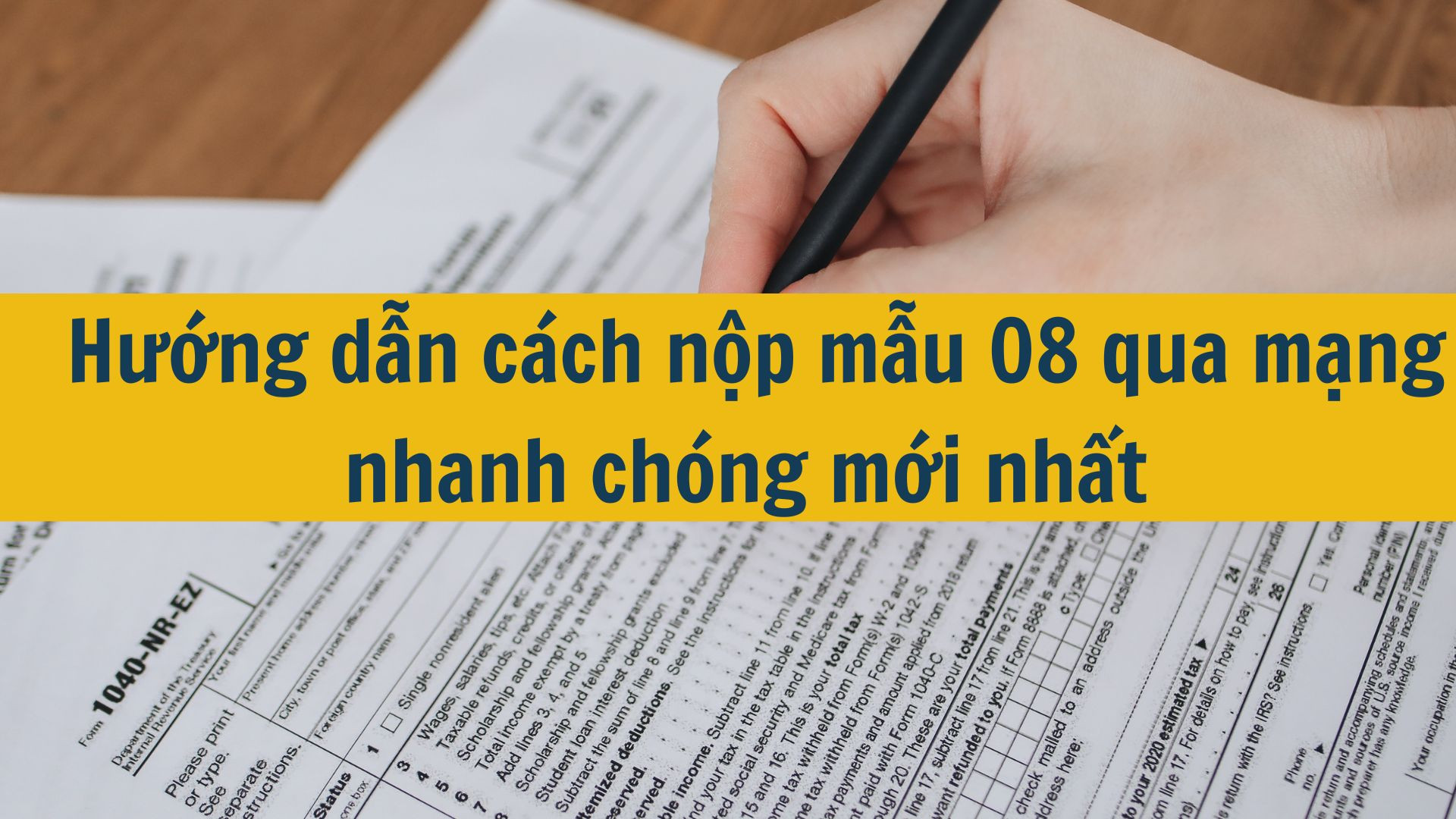 Hướng dẫn cách nộp mẫu 08 qua mạng nhanh chóng mới nhất 2025