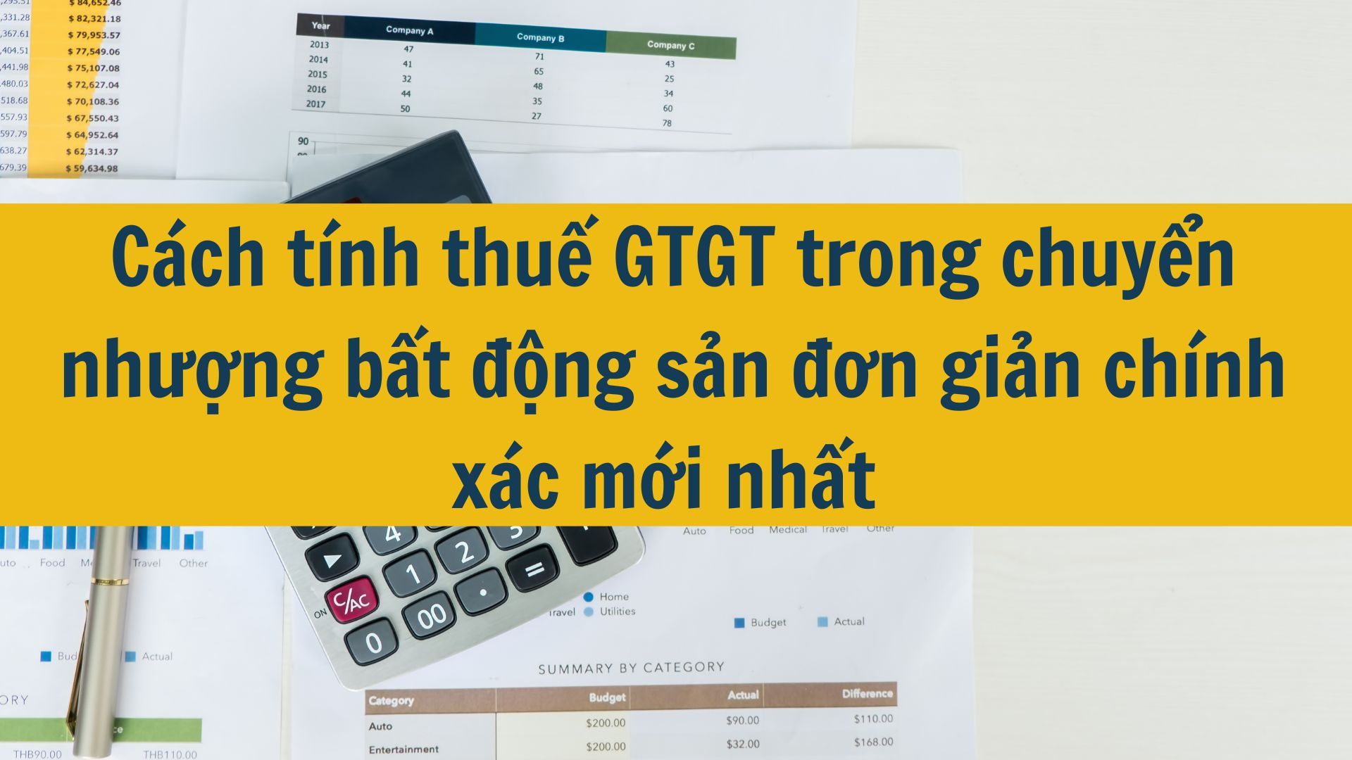 Cách tính thuế GTGT trong chuyển nhượng bất động sản đơn giản chính xác mới nhất 2025