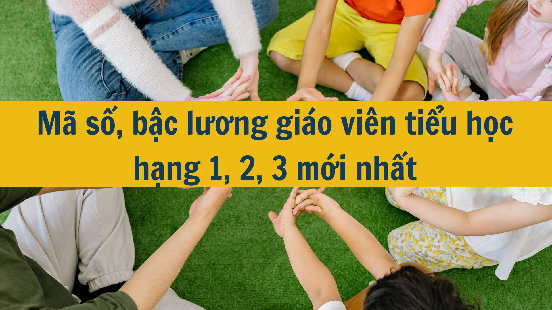 Mã số, bậc lương giáo viên tiểu học hạng 1, 2, 3 mới nhất 2025