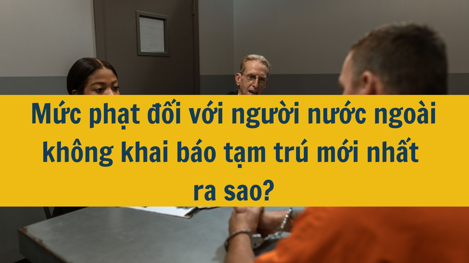 Mức phạt đối với người nước ngoài không khai báo tạm trú mới nhất 2025 ra sao?