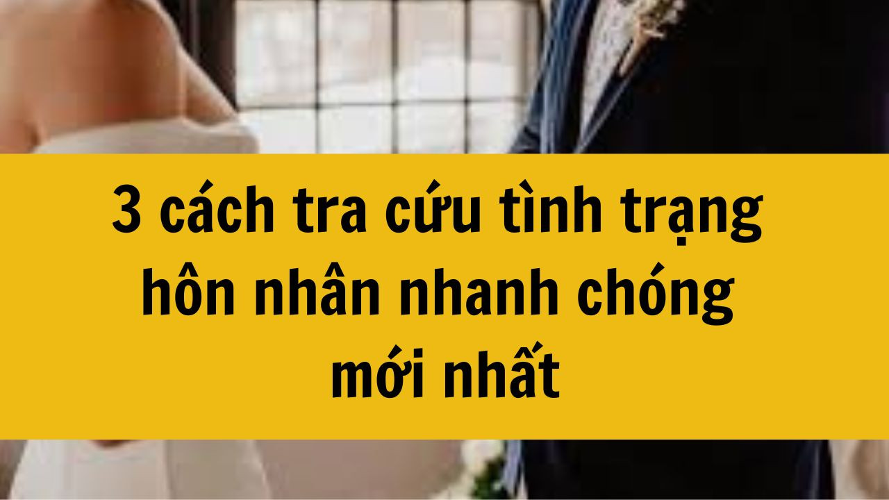 3 cách tra cứu tình trạng hôn nhân nhanh chóng mới nhất 2025
