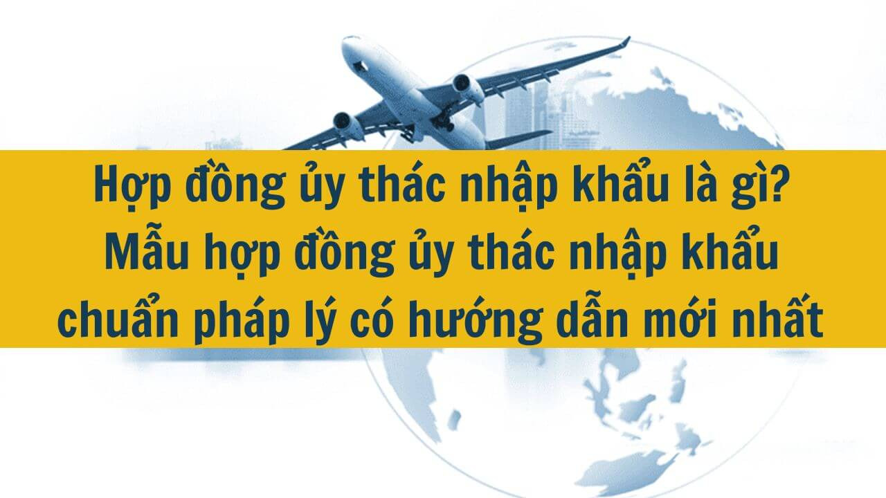 Hợp đồng ủy thác nhập khẩu là gì? Mẫu hợp đồng ủy thác nhập khẩu chuẩn pháp lý có hướng dẫn mới nhất 2025