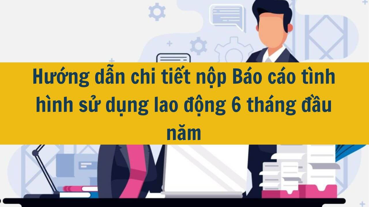 Hướng dẫn chi tiết nộp Báo cáo tình hình sử dụng lao động 6 tháng đầu năm 2025
