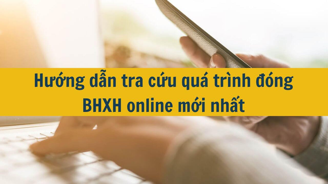 Hướng dẫn tra cứu quá trình đóng BHXH online mới nhất 2025