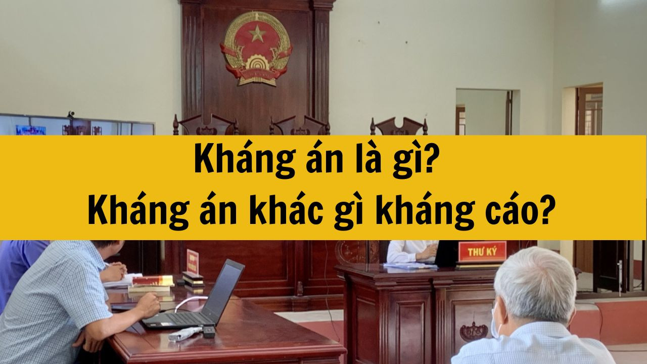 Kháng án là gì? Kháng án khác gì kháng cáo?
