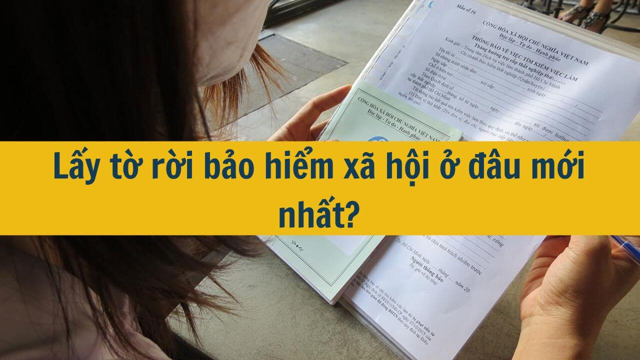 Lấy tờ rời bảo hiểm xã hội ở đâu mới nhất 2025?