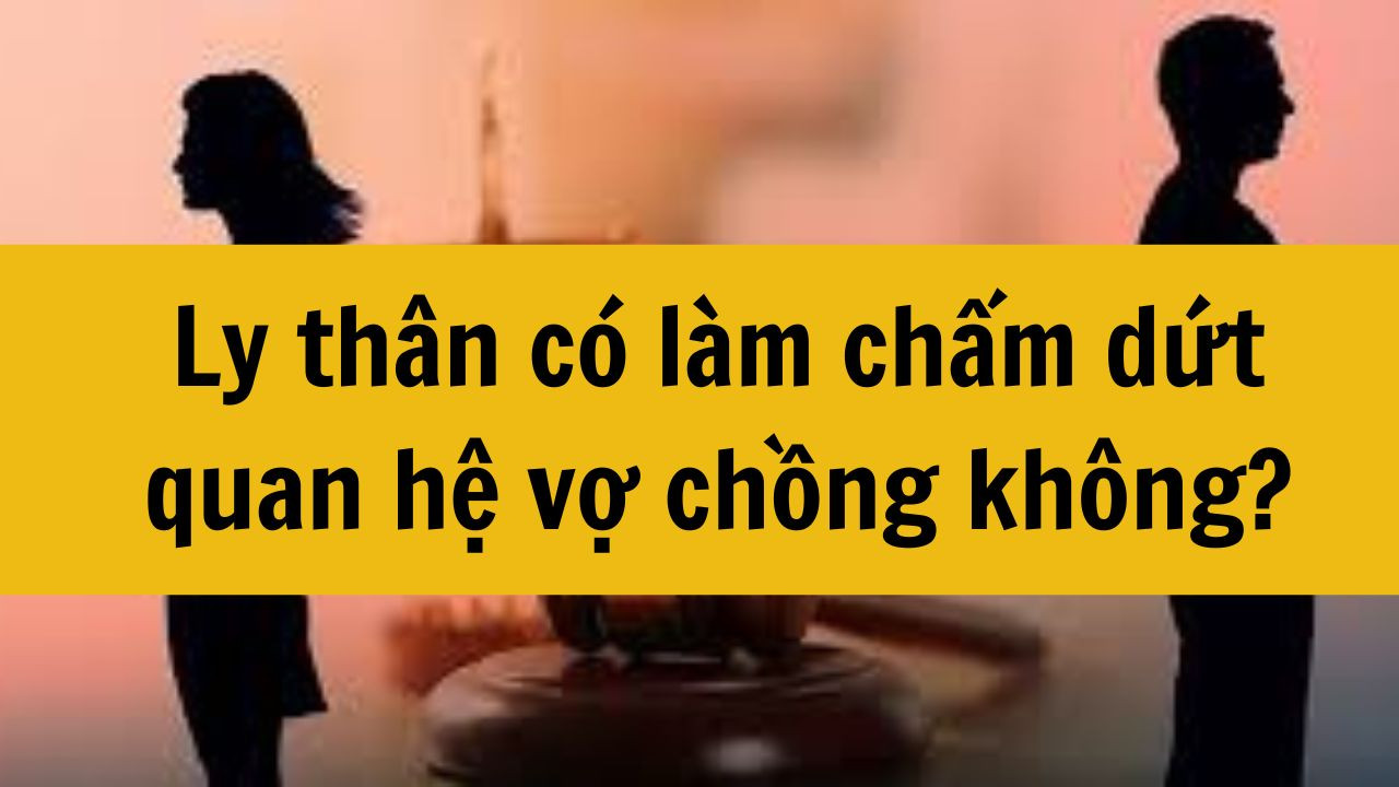 Ly thân vẫn ở chung nhà có hợp pháp không?