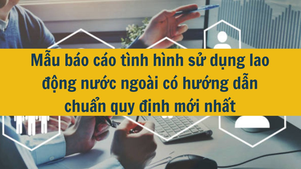 Mẫu báo cáo tình hình sử dụng lao động nước ngoài có hướng dẫn chuẩn quy định mới nhất 2025