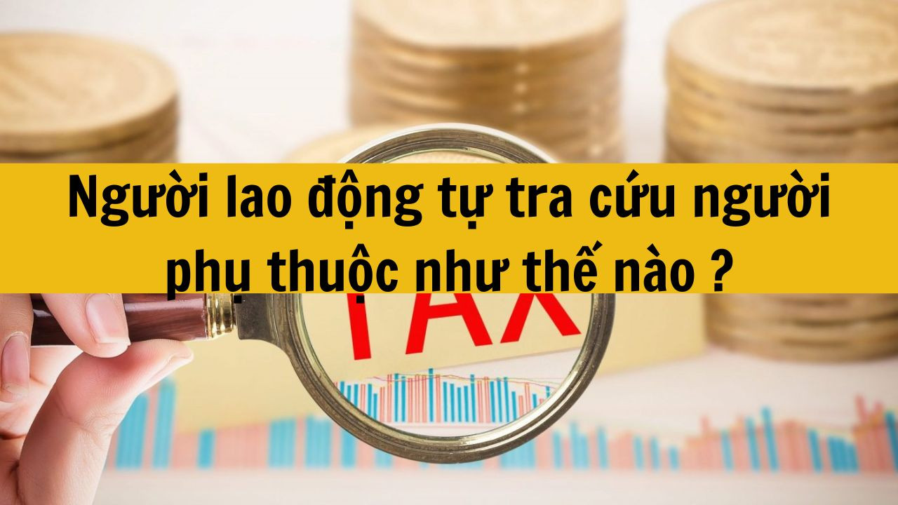 Người lao động tự tra cứu người phụ thuộc như thế nào mới nhất 2025?