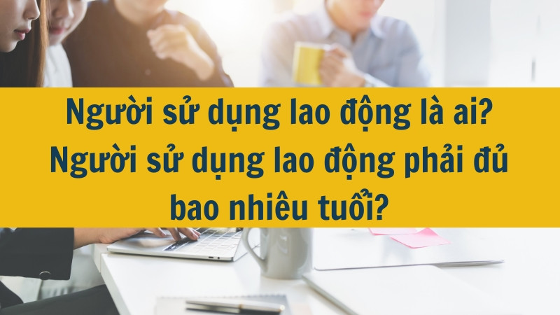 Người sử dụng lao động là ai? Người sử dụng lao động phải đủ bao nhiêu tuổi?