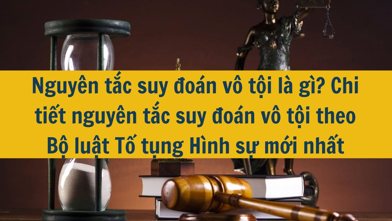 Nguyên tắc suy đoán vô tội là gì? Chi tiết nguyên tắc suy đoán vô tội theo Bộ luật Tố tụng Hình sự mới nhất 2025