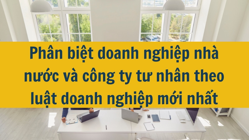 Phân biệt doanh nghiệp nhà nước và công ty tư nhân theo luật doanh nghiệp mới nhất 2025