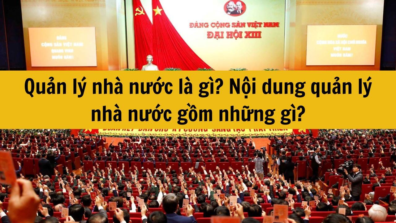 Quản lý nhà nước là gì? Nội dung quản lý nhà nước gồm những gì?