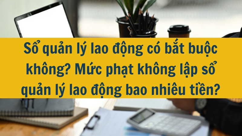 Sổ quản lý lao động có bắt buộc không? Mức phạt không lập sổ quản lý lao động bao nhiêu tiền?