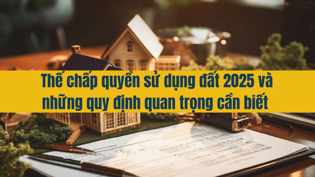 Thế chấp quyền sử dụng đất 2025 và những quy định quan trọng cần biết