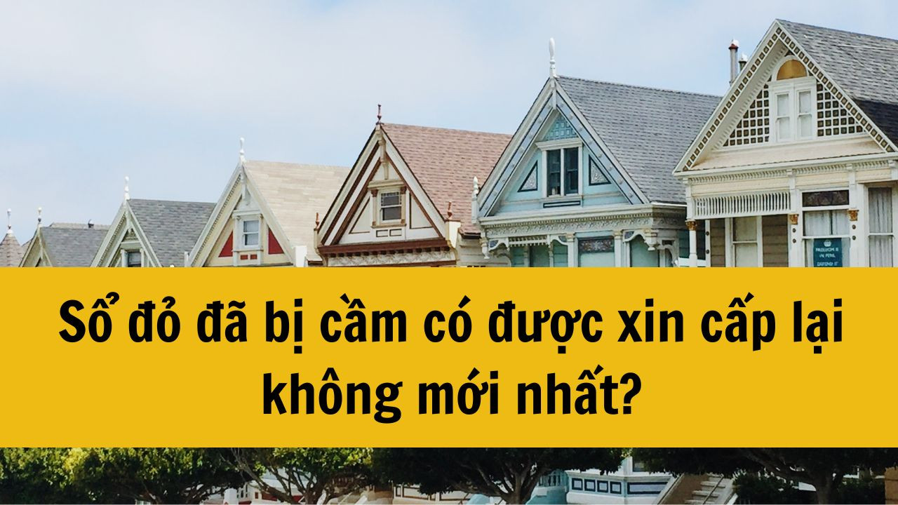 Sổ đỏ đã bị cầm có được xin cấp lại không mới nhất năm 2025?