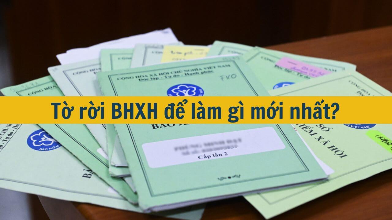 Tờ rời BHXH để làm gì mới nhất 2025?